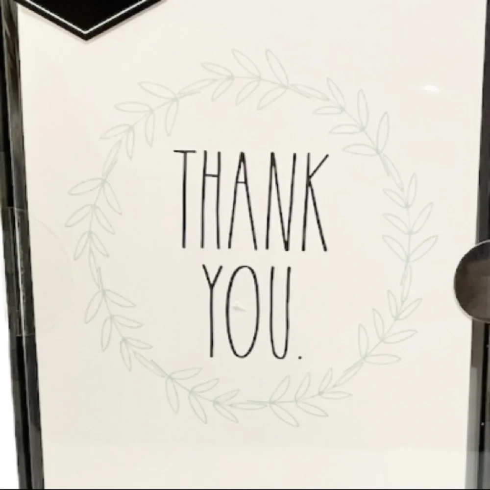 NIB Rae Dunn THANK YOU Note Card Set